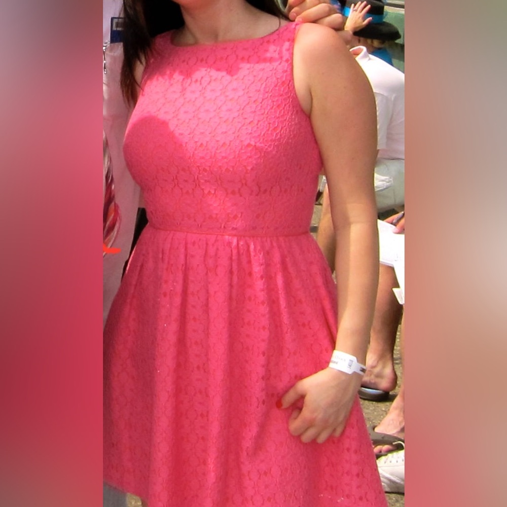 Lilly Pulitzer pink/orange dress